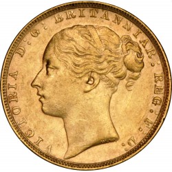 FULL GOLD SOVEREIGN 1874 L