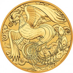 Perh Mint 1 oz GOLD PHOENIX 2023 $100 BU