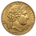 20 francs GOLD FRANCE CERES GOUD