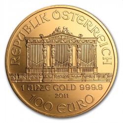 Gold WIENER PHILHARMONIKER 1 oz 2011 bu 100€