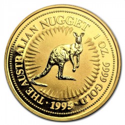 1 oz gold NUGGET 1996 $100 bu