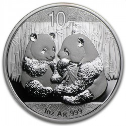 1 oz silver PANDA 2009 Yuan 10 bu