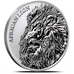 1 oz silver AFRICAN LION 2018 CFA5000