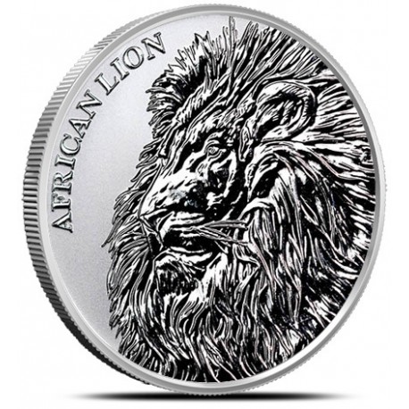 1 oz silver AFRICAN LION 2018 CFA5000
