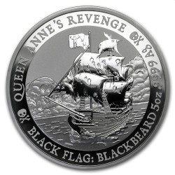 1 oz silver Black Flag 2019 Queen's Anne's Revenge