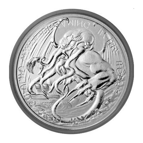 Tokelau 1 oz silver The Great Old One: Cthulhu 2021 $2