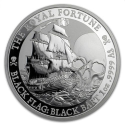 1 oz silver Black Flag 2020 The Royal Fortune $1