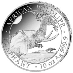10 oz silver ELEPHANT 2023 Somalia Shillings 1000
