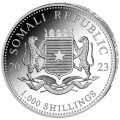 10 oz silver ELEPHANT 2022 Somalia Shillings 1000
