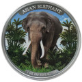 CAMBODIA 3000 RIELS 1 oz silver ELEPHANT 2023 bu 3 000 Riels Asia Big Five Series