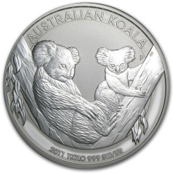 1 KILO silver KOALA 2011 $30