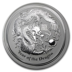 PM 1 kilo silver DRAGON 2012 $30 bu