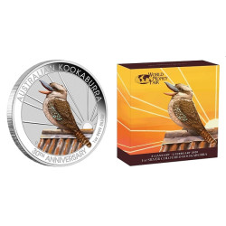World Money Fair Australian Kookaburra 2020 1oz Silver Coin WMF