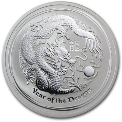 2 oz LUNAR DRAGON 2012
