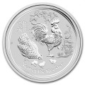 2 oz silver LUNAR ROOSTER 2017