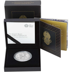1 oz silver QUEEN'S BEAST 2021 THE GRIFFIN OF EDWARD III £2 PROOF