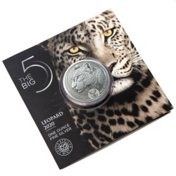 1 oz silver SAM BIG FIVE LEOPARD 2020 Rand 5 