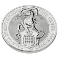 UK 10 oz silver Queen's Beast 2020 Yale of Beaufort £10
