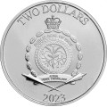 1 oz silver STAR WARS 2022 The MANDALORIAN IG-11 $2 BU