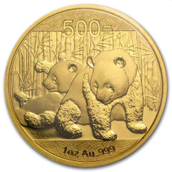 1 oz gold PANDA 2010 bu Yuan 500
