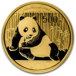 1 oz gold PANDA 2015 bu Yuan 500