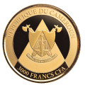 1 oz GOLD Cameroon CHEETAH 2022 bu CFA 5000