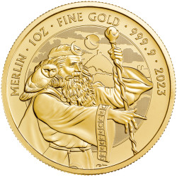 GOLD 1 oz GOLD MYTHS & LEGENDS 2023 £100 KING ARTHUR