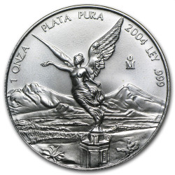 1 oz silver LIBERTAD 2004