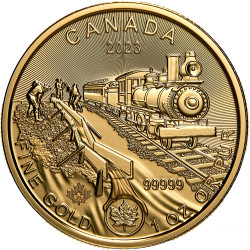 Canada Gold Klondike Gold Rush 1 oz 2023 in essay card $200 Passage for gold