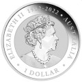 Melbourne Money Expo ANDA Special Kookaburra 2023 1oz Silver Coin with Helmeted Honeyeater Privy Mark