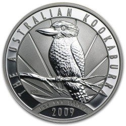 1 oz silver KOOKABURRA 2009 $1 bu