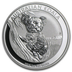 Perth Mint 1 oz silver KOALA 2015 $1