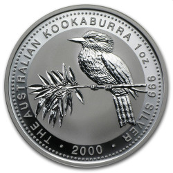 1 oz silver KOOKABURRA 2000 $1 bu