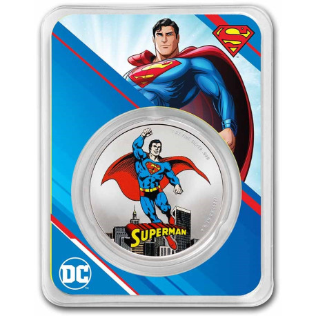DC Comics 1 oz silver SUPERMAN 2023 $5 bu Samoa