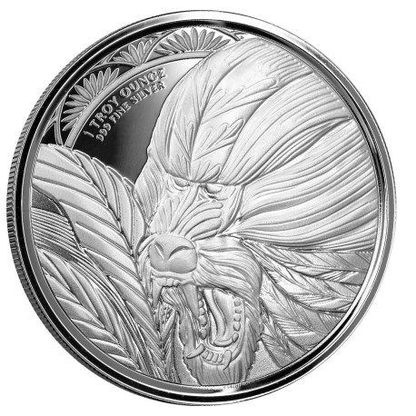  1 oz silver Cameroon MANDRILL 2021 CFA500