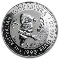 1 oz silver KOOKABURRA 1993 $1 bu