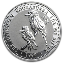 1 oz silver KOOKABURRA 1999 $1 bu