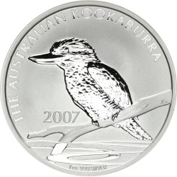 1 oz silver KOOKABURRA 2007 $1 bu