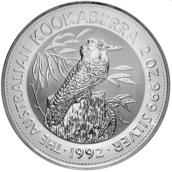 2 oz silver KOOKABURRA 1992 $2 bu