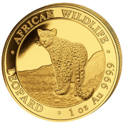 GOLD 1 oz LEOPARD 2018 SOMALIA 1000 Shillings /