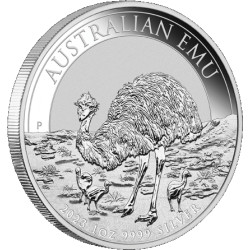 Perth Mint 1 oz silver EMU 2023 $1 bu