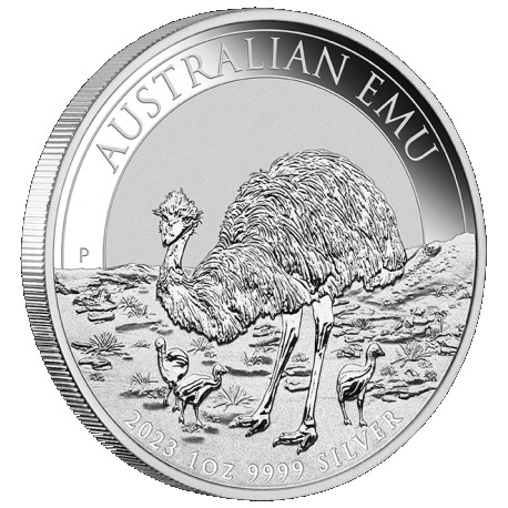 Perth Mint 1 oz silver EMU 2021 $1