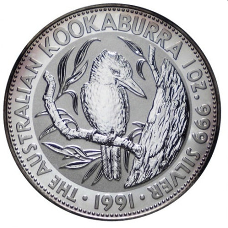 1 oz silver KOOKABURRA 1991