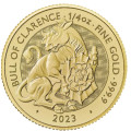 U.K. 1/4 oz gold TUDOR BEASTS The YALE OF BEAUFORT 2023 BU £25