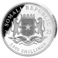 1 kilo silver SOMALIA LEOPARD 2022 Shillings 2 000