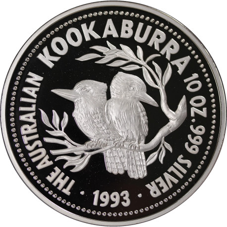 1 oz silver Kookaburra 1993 Proof