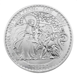 ST HELENA 1 oz silver UNA and the LION 2023 £1 