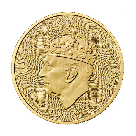 GOLD 1 oz GOLD BRITANNIA 2023 £100 King Charles bu