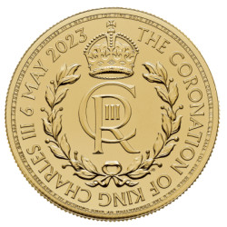 GOLD 1 oz GOLD 2023 £100 CORONATION King Charles bu