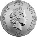 1 oz silver TURTLE 2016 $2